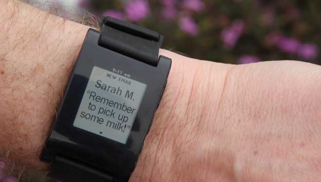 Pebble notification