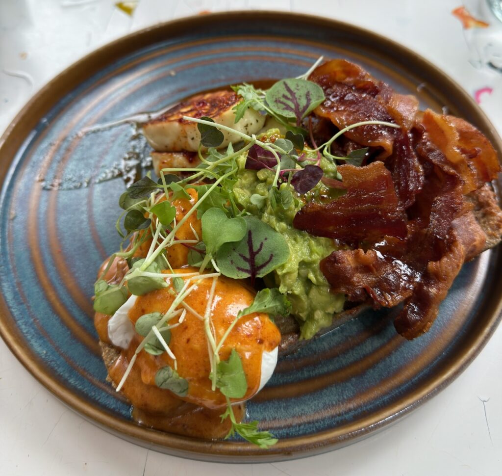 Savoury French Toast from Bramble Cafe