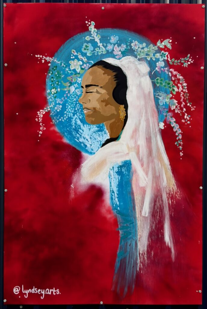 Street art off Byres road from https://www.instagram.com/lyndsey.arts/