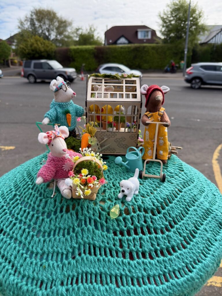 Post Box topper at Bearsden