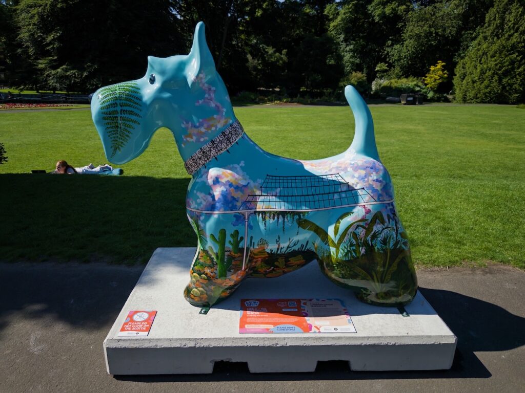 Scottie Dog at Glasgow Botanics